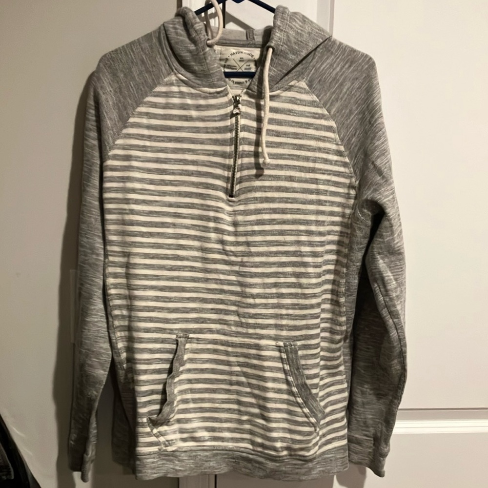 Native Code Striped Lightweight Hoody - image 1